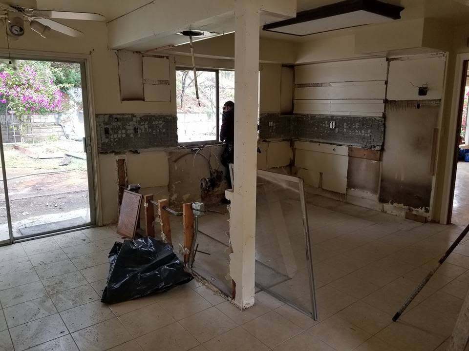 Kitchen remodel β demolition stage